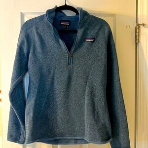 Patagonia blue Women's Better Sweater® 1/4-Zip Fleece